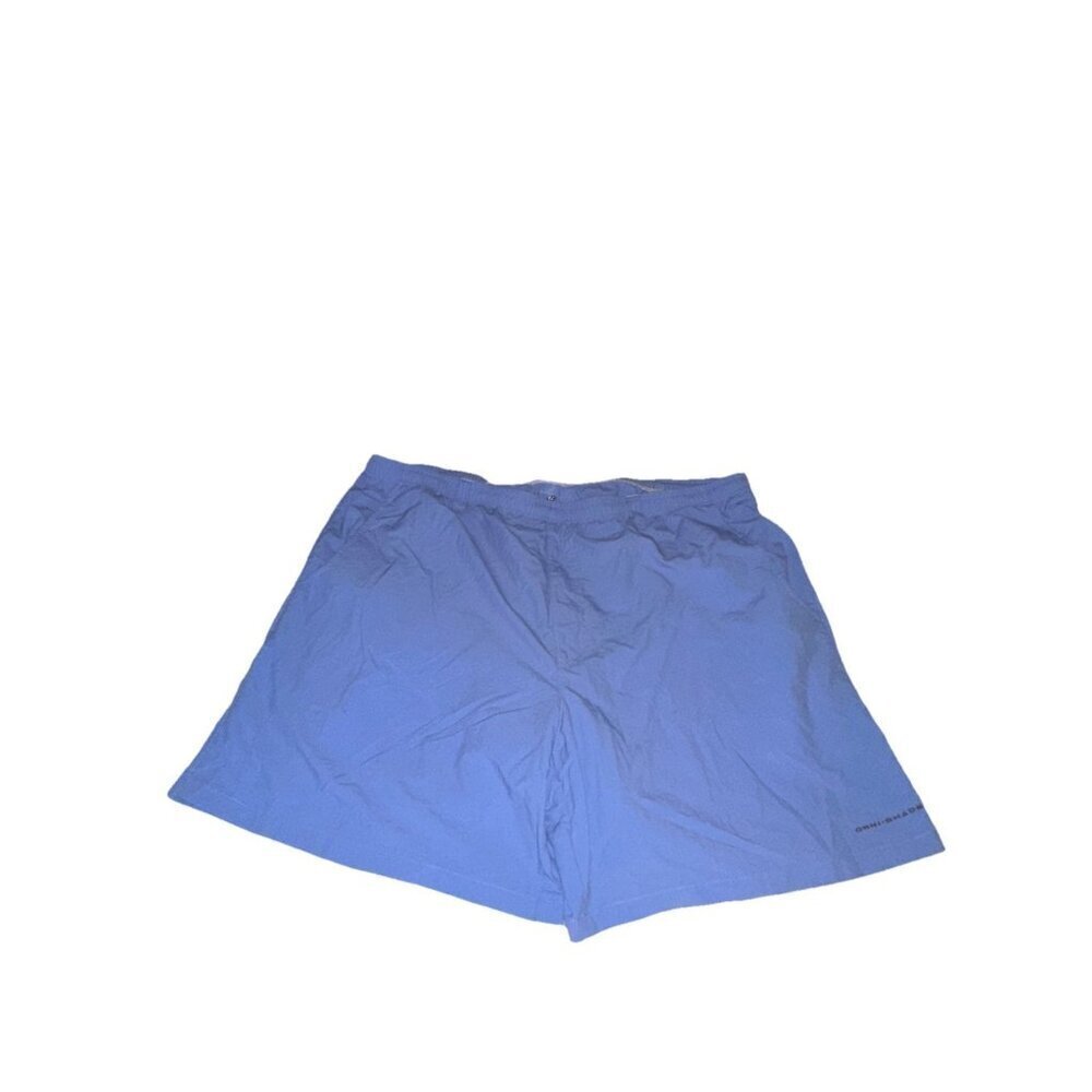 Men’s Columbia Blue Swim Trunks 2x 8” Inseam And Liner Cut